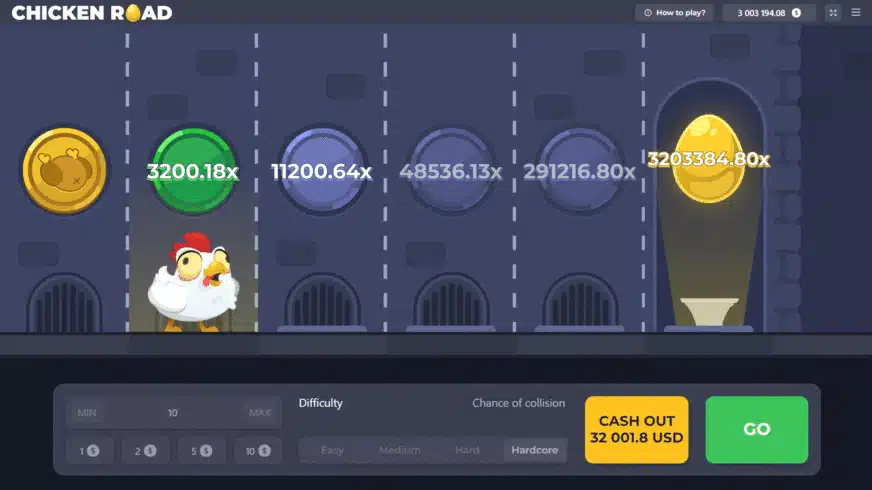 Hoe speel je Chicken Road? 5 stappen